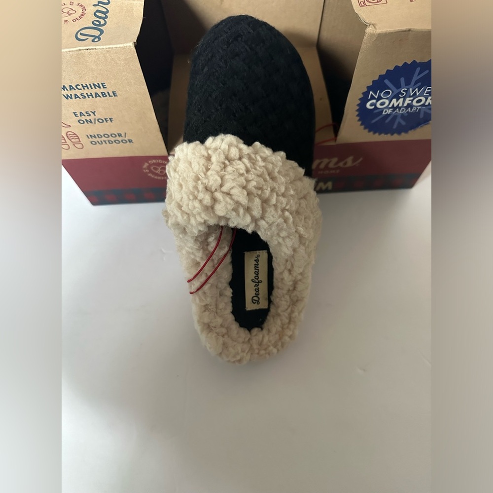 Dearfoams memory foam slippers